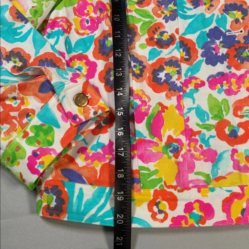 Ralph Lauren Watercolor Floral Jacket Women’s XL - Picture 5 of 9